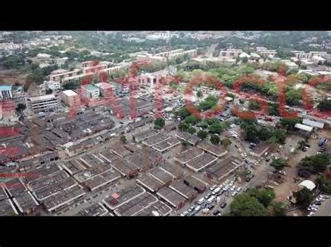 Aerial View Of Wuse Market Abuja Fct Nigeria Youtube