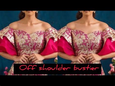 How To Draft An Off Shoulder Bustier Pattern Easy Method Beginners