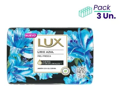 Pack X Jabon De Tocador Lirio Azul Lux G Mercadolibre