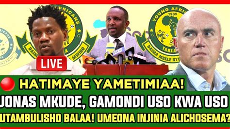 Live Yametimiaa Jonas Mkude Anatambulishwa Yanga Akutana Uso Kwa