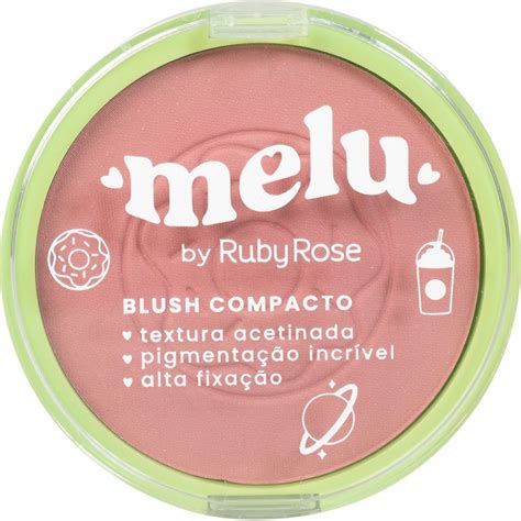 Blush Compacto Melu Ruby Rose Shopee Brasil