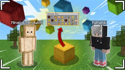 Minecraft Mais Il Pleut Des Shulker Box Avec Du Stuff Ft Killink3115