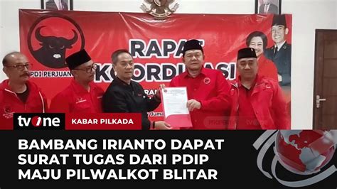 Dpp Pdi Perjuangan Beri Surat Tugas Bambang Irianto Untuk Pilwalkot