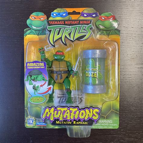 Teenage Mutant Ninja Turtles Mutations Mutatin Raphael By Playmates