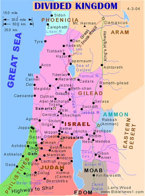 Map of Syria in Biblical Times | Bible Maps | Bible mapping, Bible ...