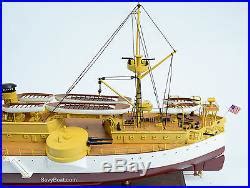 USS Maine ACR-1 US Navy Armored Cruiser Wooden Battleship Model 39 ...