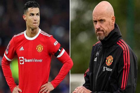 Manchester United Erik Ten Hag R Pond Cristiano Ronaldo Il N