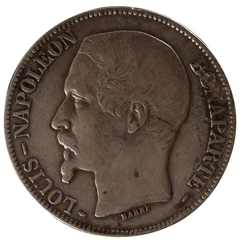 11062 II ème République 5 Francs Louis Napoléon Bonaparte TTB 5