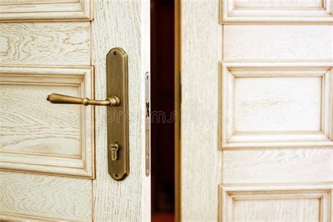 Open Door in Modern House or Office. Stock Image - Image of interior ...
