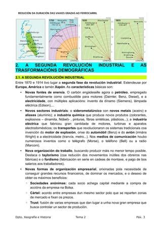 Tema A Revoluci N Industrial E Os Cambios Sociais Pdf