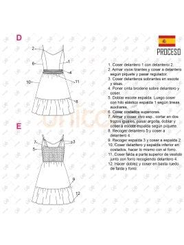 Moldes PDF o papel para vestidos Únicosé La Moldería 2