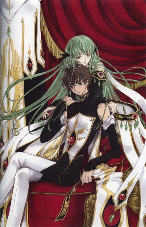 Cc And Kururugi Suzaku Code Geass Drawn By Clampcircle Danbooru