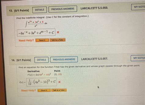 Solved My Note Larcalcet Previous Answers Details Chegg