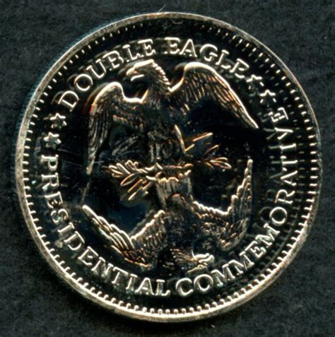 George W. Bush Presidential Silver Clad Double Eagle Commemorative Coin ...