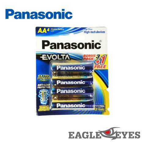 Panasonic Lr6eg4b1f Evolta Alkaline Battery Aa 4pk Lazada