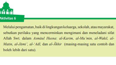 Pembahasan Soal Pai Kelas Halaman Perilaku Yang Mencerminkan