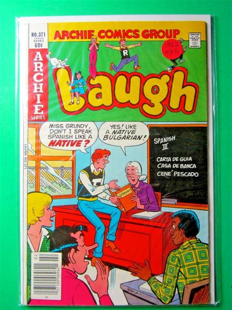 February 1982 Archie Series Laugh Comics 371 Archie Miss Grundy