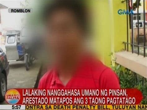 UB Lalaking Nanggahasa Umano Sa Pinsan Arestado Matapos Ang 3 Taong