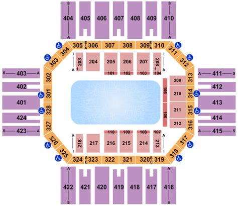 Florence Civic Center Seating Chart & Seat Map