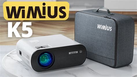 WiMiUS K5 Projector Review Mini WiFi 6000 Lumens Screen Mirroring