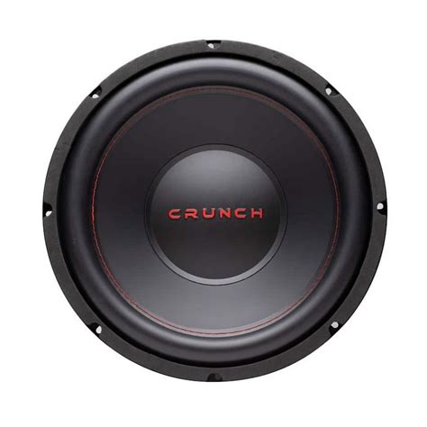 Crunch In Watt Max Ohm Dual Voice Coil Car Subwoofer Speaker