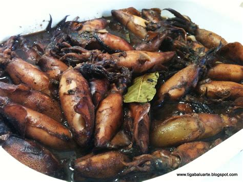 Casa Baluarte Filipino Recipes: Adobong Pusit Recipe