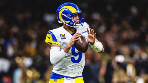 Los Angeles Rams Quarterback Matthew Stafford Finds Wide Receiver Van