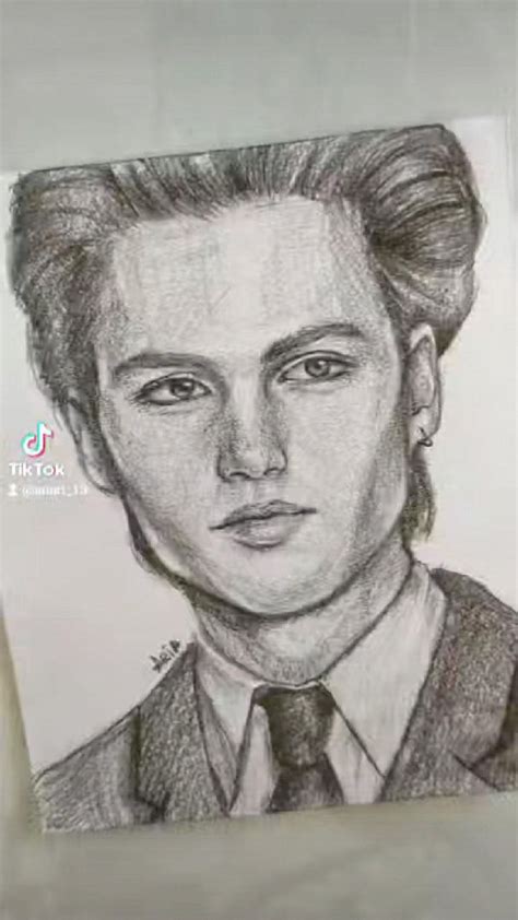 Johnny Depp Drawing Sketches Drawings Male Sketch