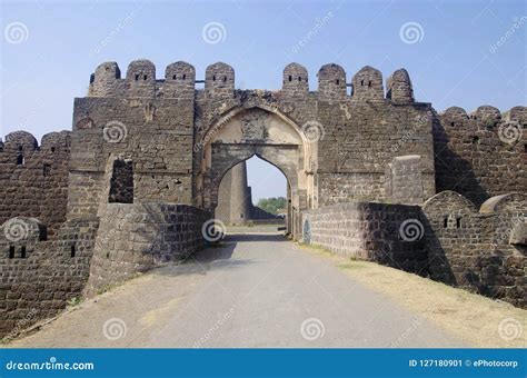 Entrance Of The Gulbarga Fort Gulbarga Karnataka Stock Image Image
