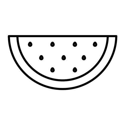 Summer Tropical Watermelon Vector Svg Icon Svg Repo