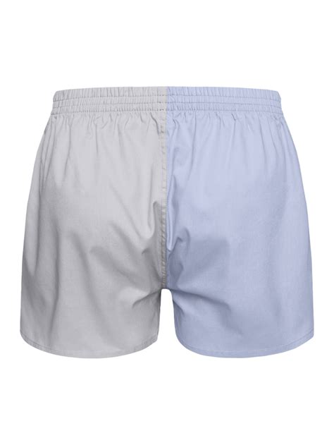 Blue And Grey Mens Boxer Shorts Dedoles