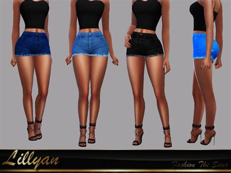 The Sims Resource Anitta Short Jeans