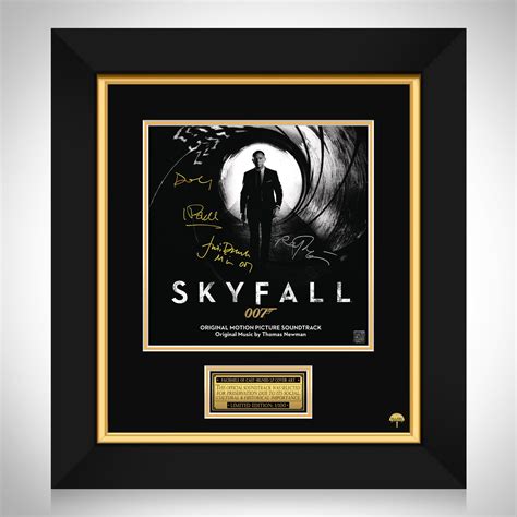 Skyfall 007 - Soundtrack LP Cover Limited Signature Edition Custom ...