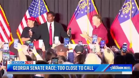 Georgia Senate Race Remains Too Close To Call One News Page Video