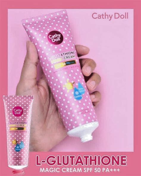 Cathy Doll Magic Cream Whitening Spf L Glutathione Ml