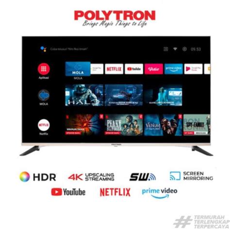 Jual Polytron Led Tv Inch K Uhd Android Tv Pld Ug Semarang