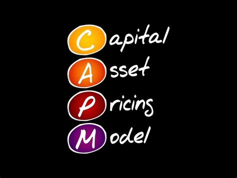 15 Capm Definitions Stock Vectors And Vector Art Shutterstock