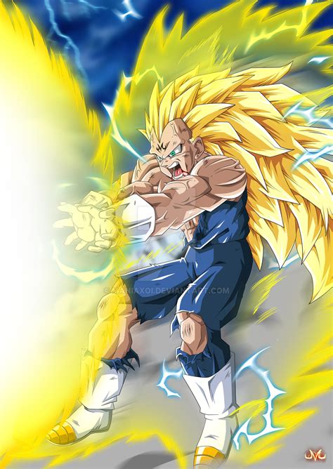 Majin Vegeta Ssj3s Final Flash By Maniaxoi On Deviantart
