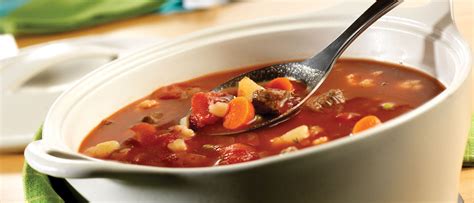 Savory Vegetable Beef Soup Recipe Campbells Kitchen