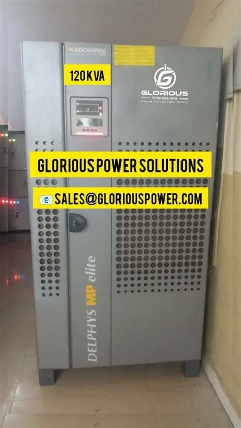 Used 120 KVA Socomec Three Phase Industrial Online UPS At Rs 155000