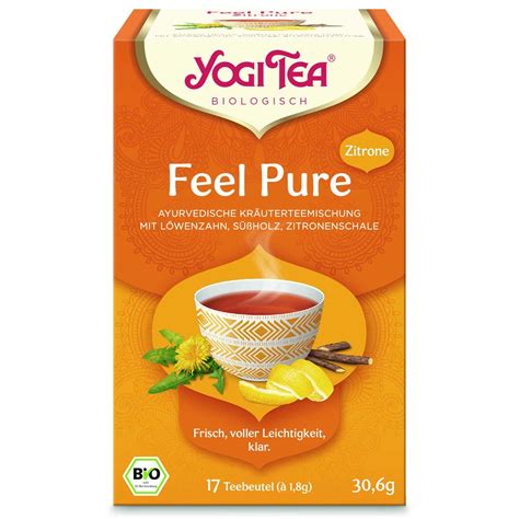 Tea 4 You Detox mit Zitrone Yogi Tee bio Ayurvedische Kräuter und