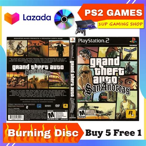 Kaset Dvd Game Ps Gta San Andreas Lazada Indonesia