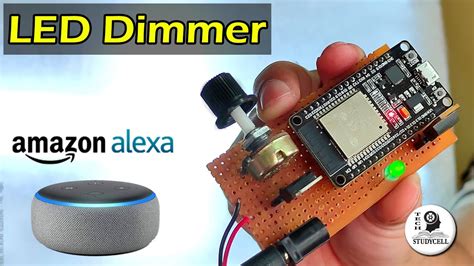 Esp32 Pwm Led Dimmer With Arduino Ide Iot Projects With Alexa Youtube