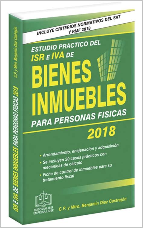 Amazon Estudio Pr Ctico Del Isr E Iva De Bienes Inmuebles