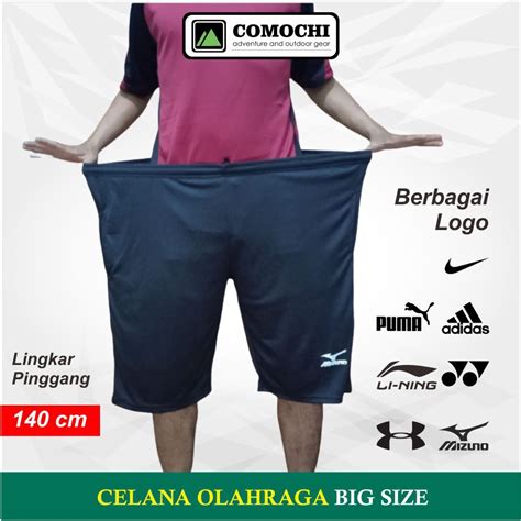 Jual Celana Pendek Jumbo Olahraga Pria Clana Sport Big Size Kolor Pants