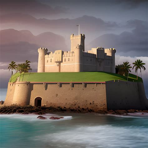 Create A View Of The Castle Of San Cristobal Fort El Morro San J