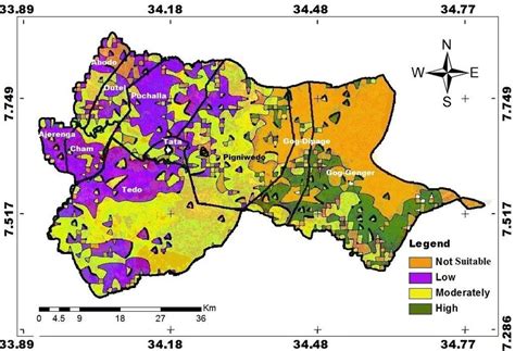 Rice Cultivation Suitability Map Download Scientific Diagram