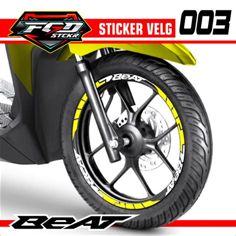 Jual Cutting Sticker Lis Velg Honda Beat Street Fi Esp Variasi