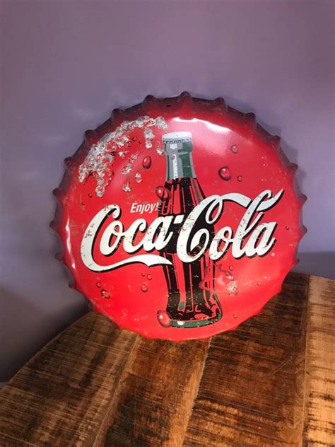 Coca Cola Crown Cap Plate Enamel Catawiki