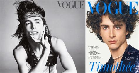 Timothee Chalamet Slays In History Making British Vogue Cover Metro News